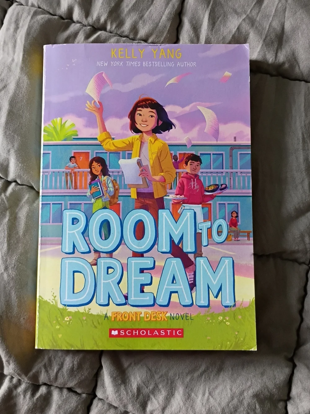 Scholastic Purple & Blue 'Room to Dream' Illustrated Cover Poster